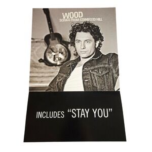 Wood‎ Songs From Stamford Hill 1999 Promo Album Poster 12x18 Double Sided